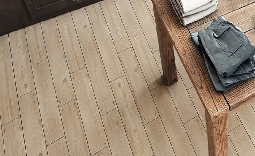 Ahşap Görünümlü Yer Kaplama